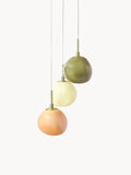 Josie Opal Glass Cluster Pendant Light