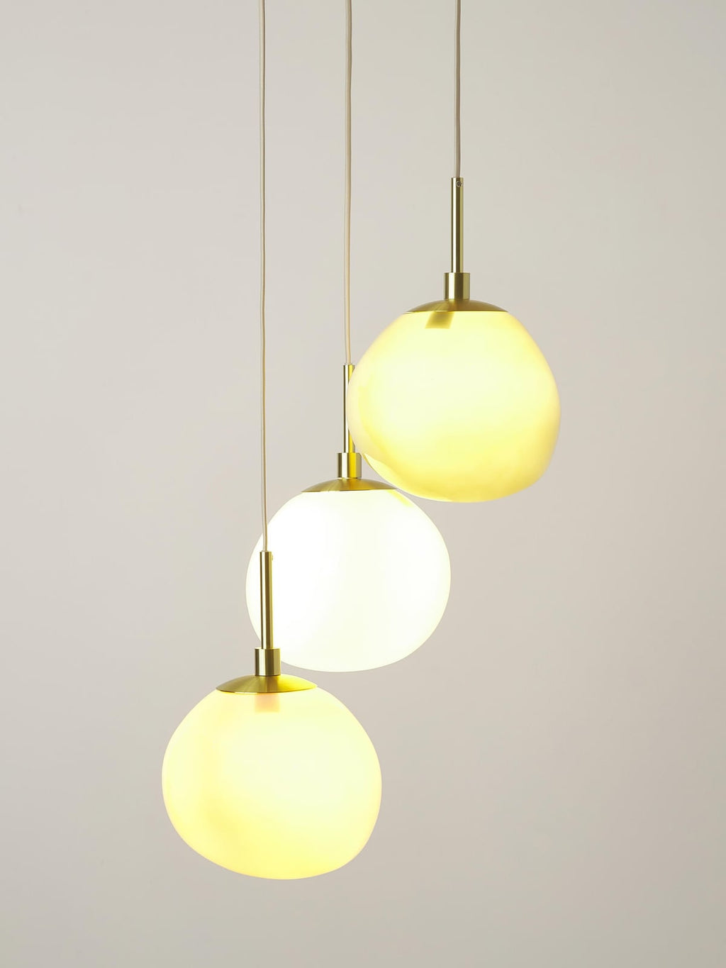 Josie Opal Glass Cluster Pendant Light