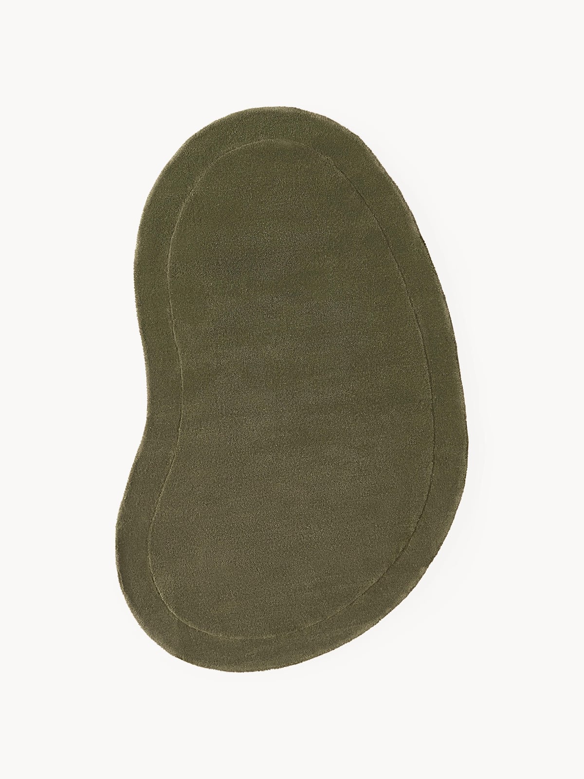 Kadey Organic-Shaped Hand-Tufted Wool Rug