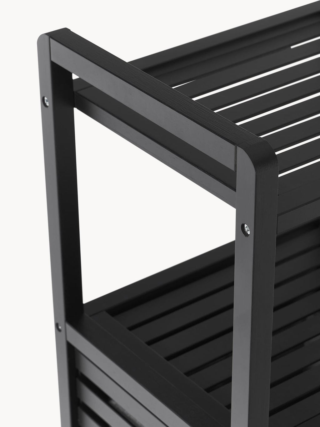 Kit Bathroom Shelf with Laundry Basket