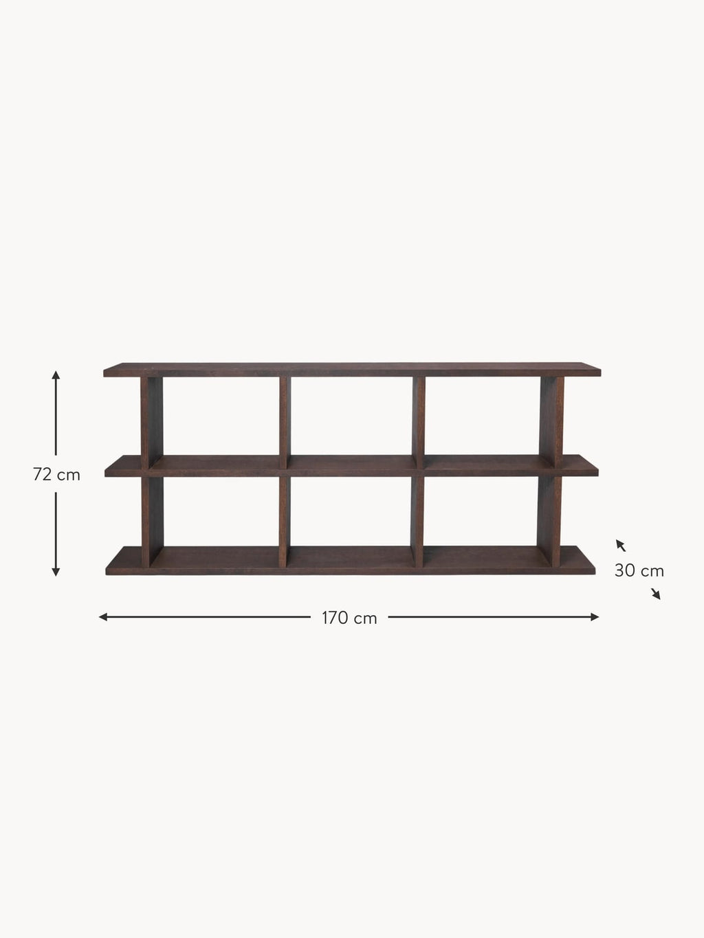 Kona Wooden Shelving Unit