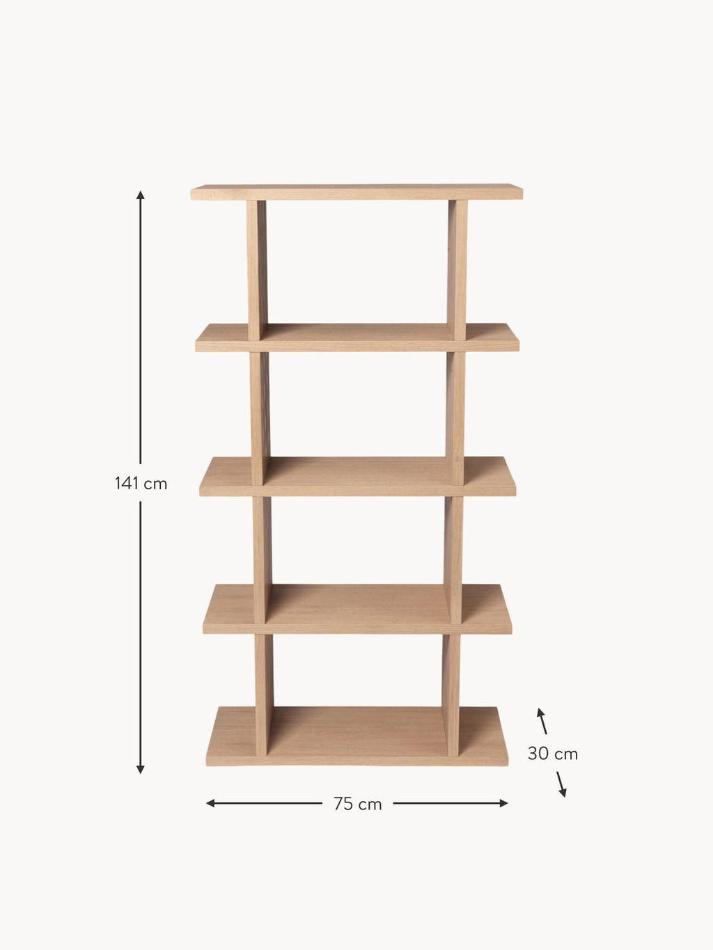 Kona Wooden Shelving Unit