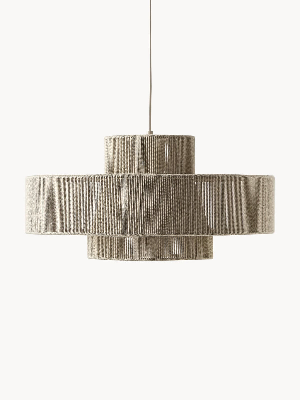 Lace Large Linen Thread Pendant Light