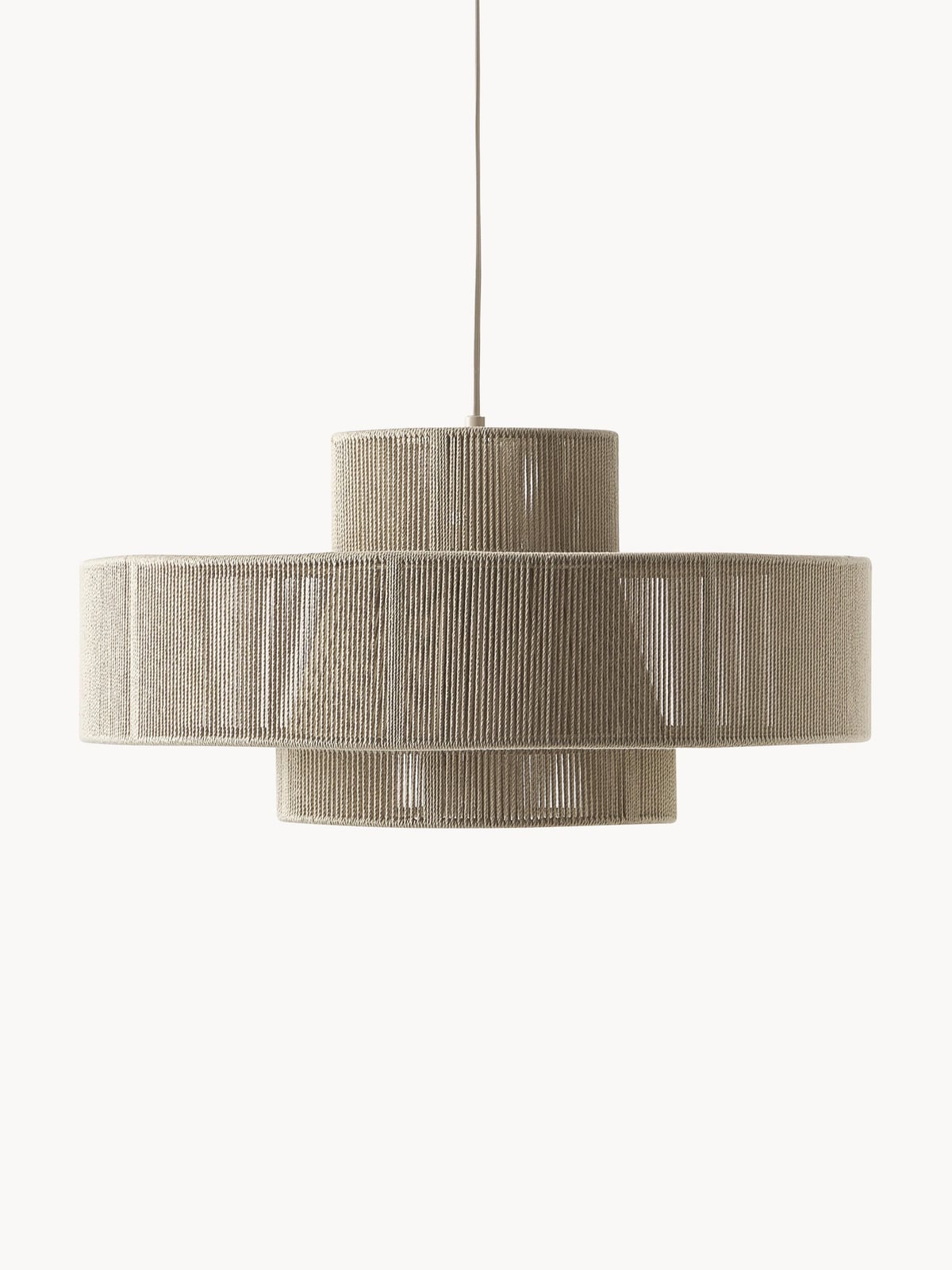 Lace Large Linen Thread Pendant Light