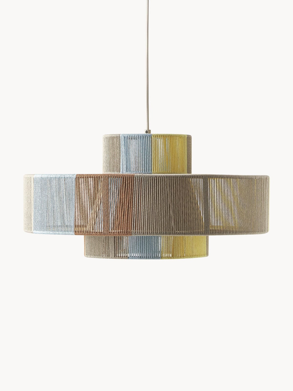 Lace Large Linen Thread Pendant Light