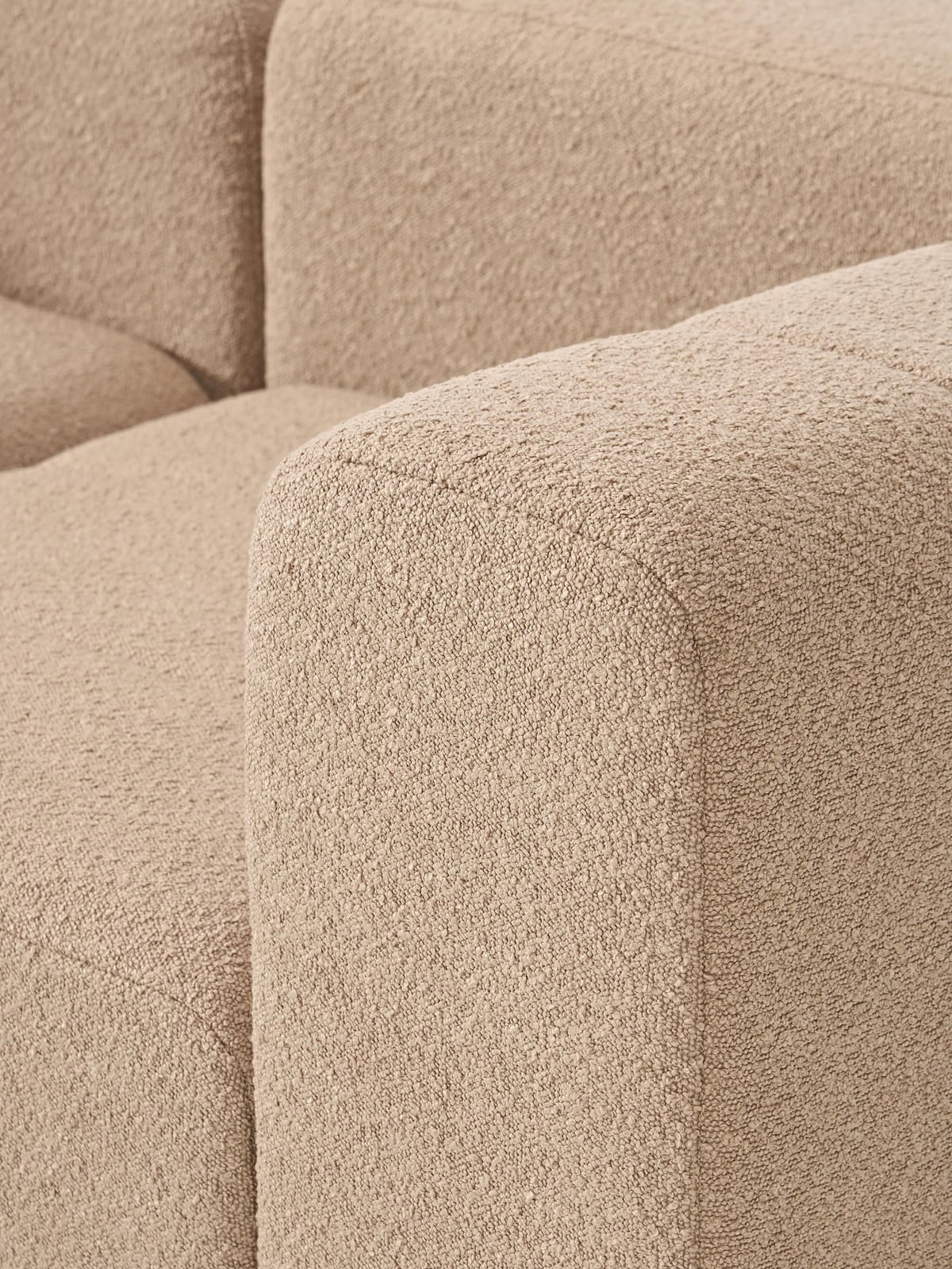 Lena Bouclé Modular Sofa (4-seater)