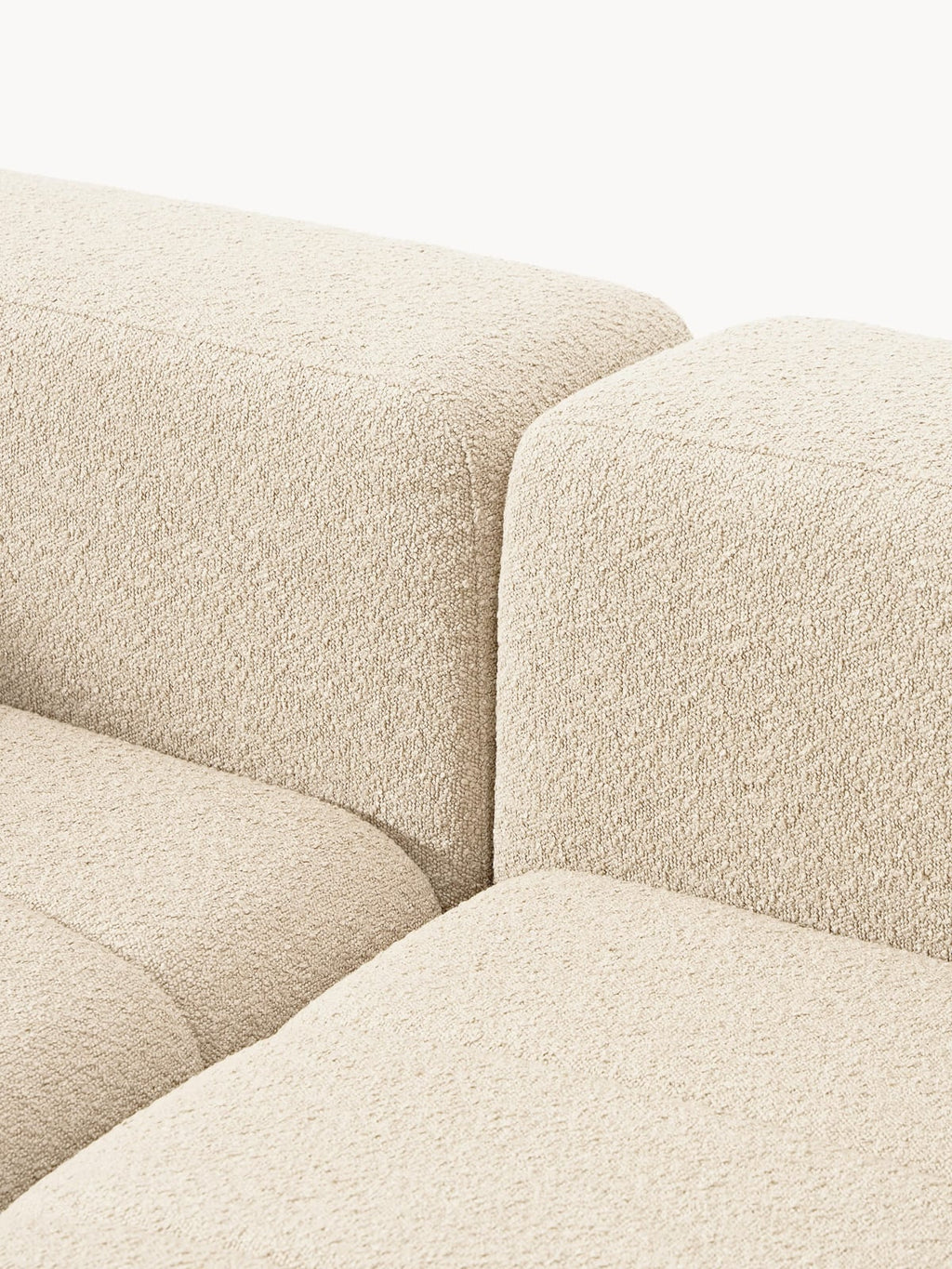 Lena Bouclé Modular Sofa (4-seater)