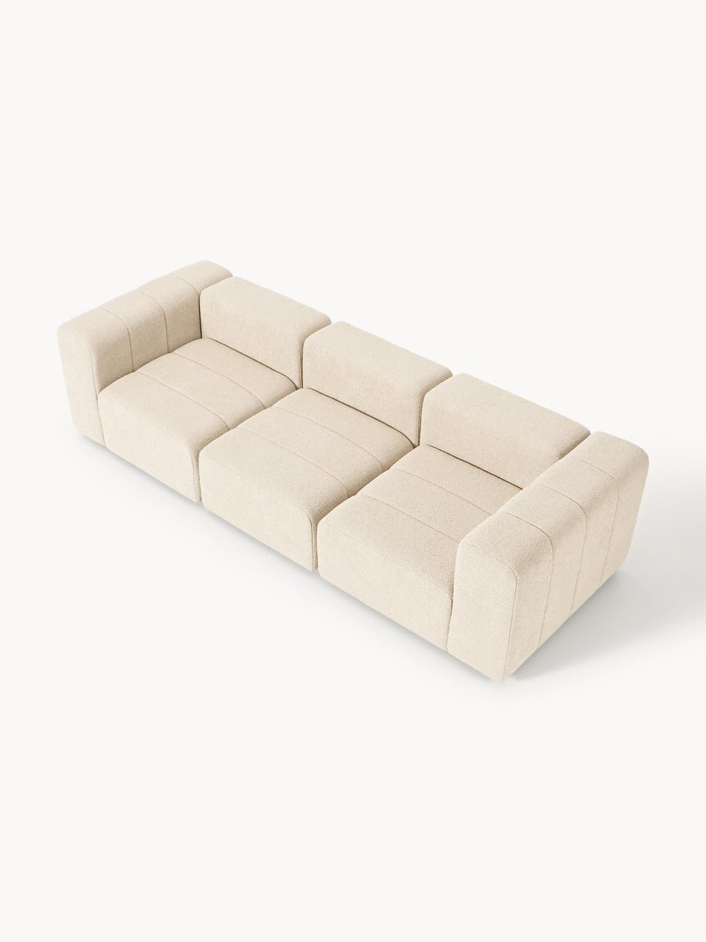 Lena Bouclé Modular Sofa (4-seater)