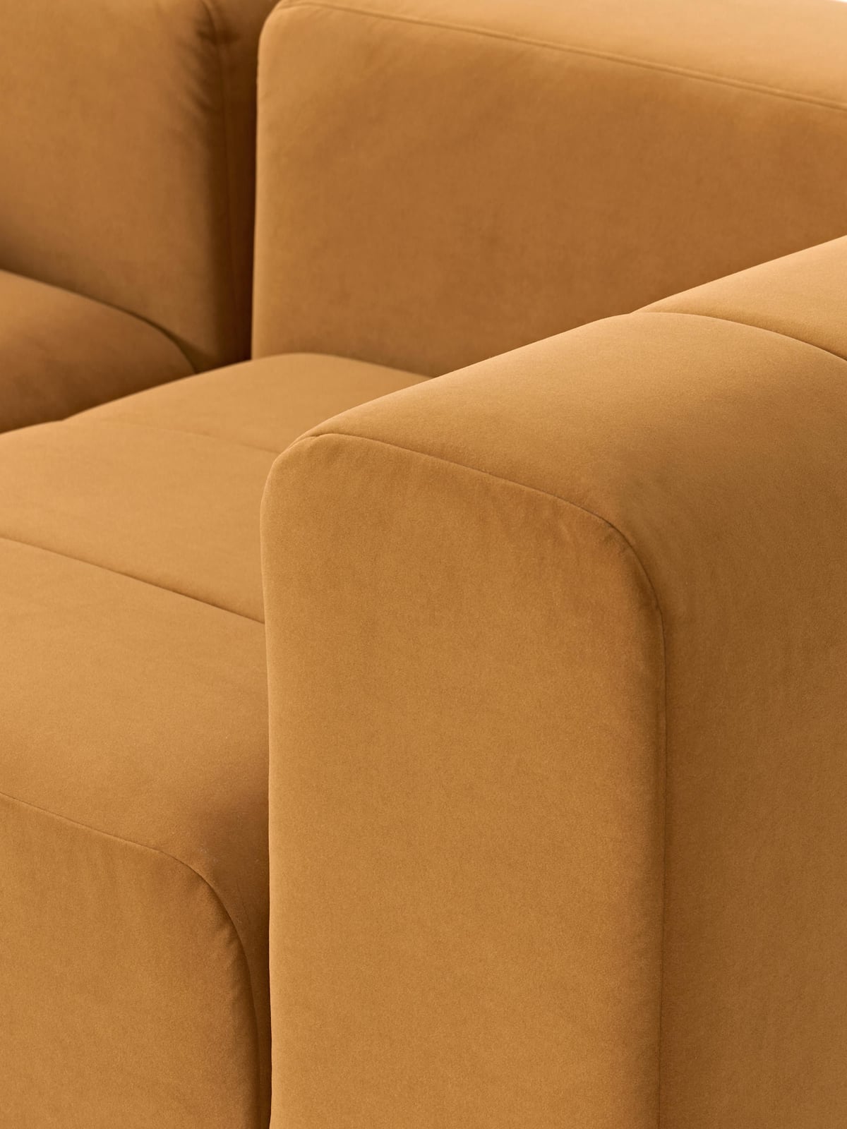 Lena Modular Velvet Sofa (4-seater)