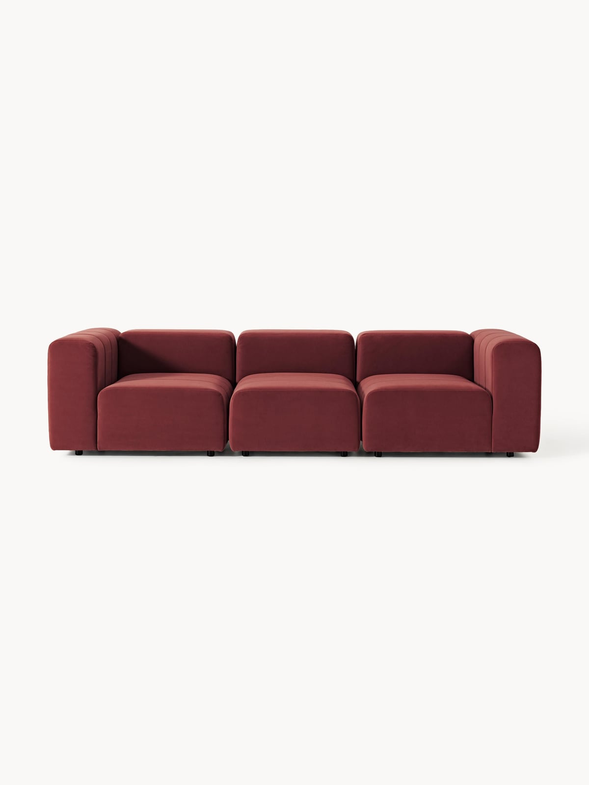 Lena Modular Velvet Sofa (4-seater)