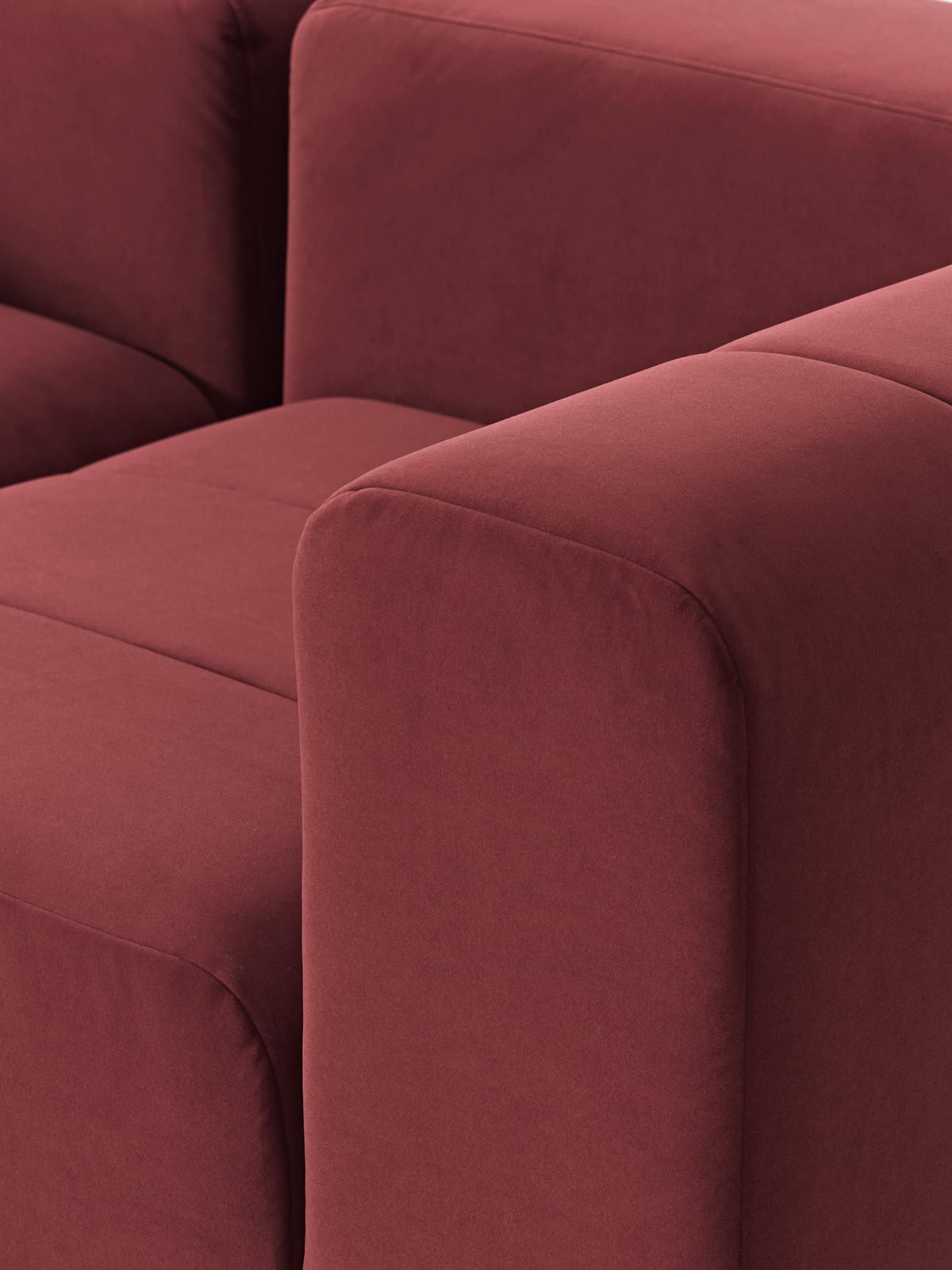 Lena Modular Velvet Sofa (4-seater)