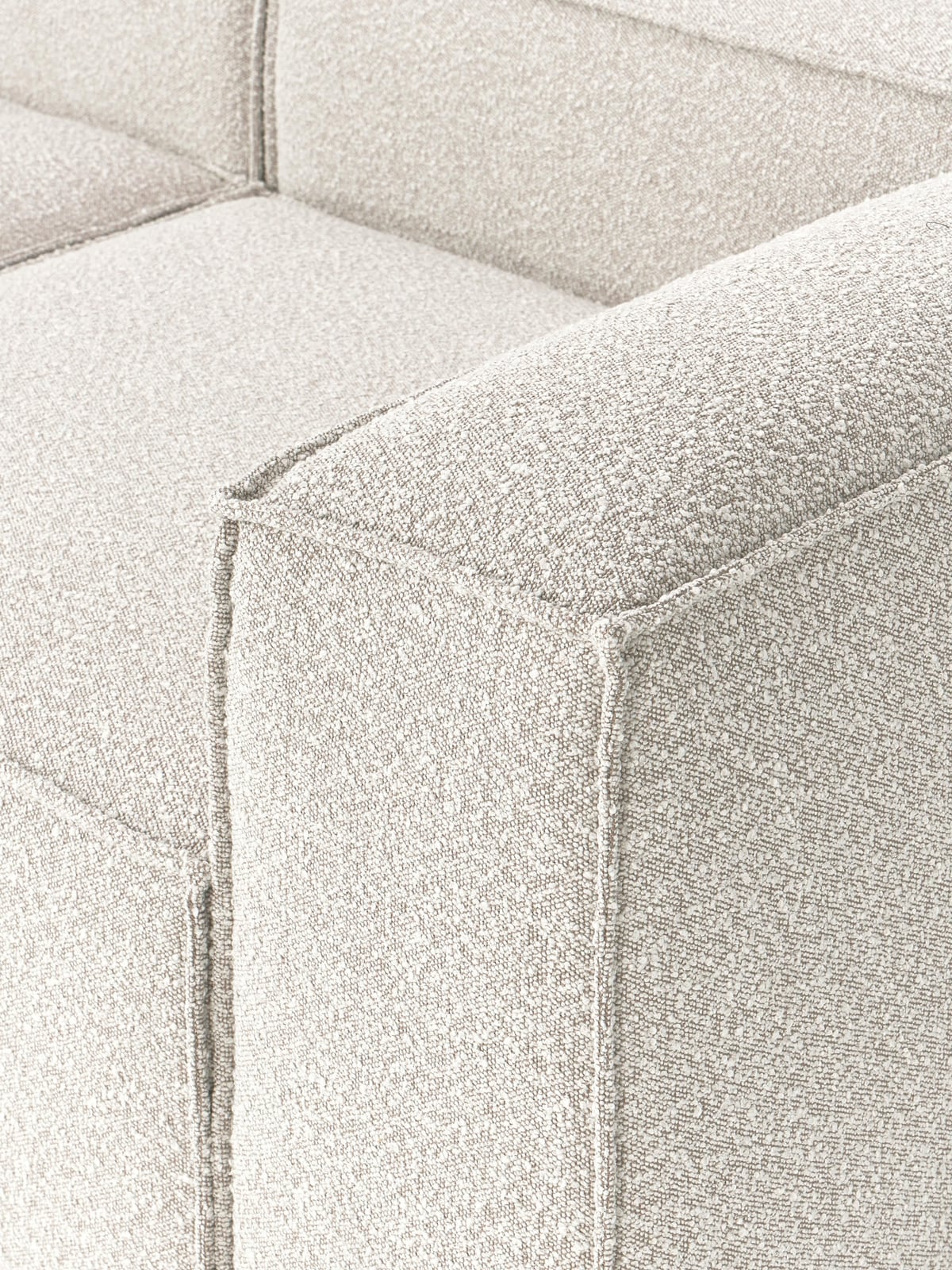 Lennon Bouclè Modular Sofa (3-seater)
