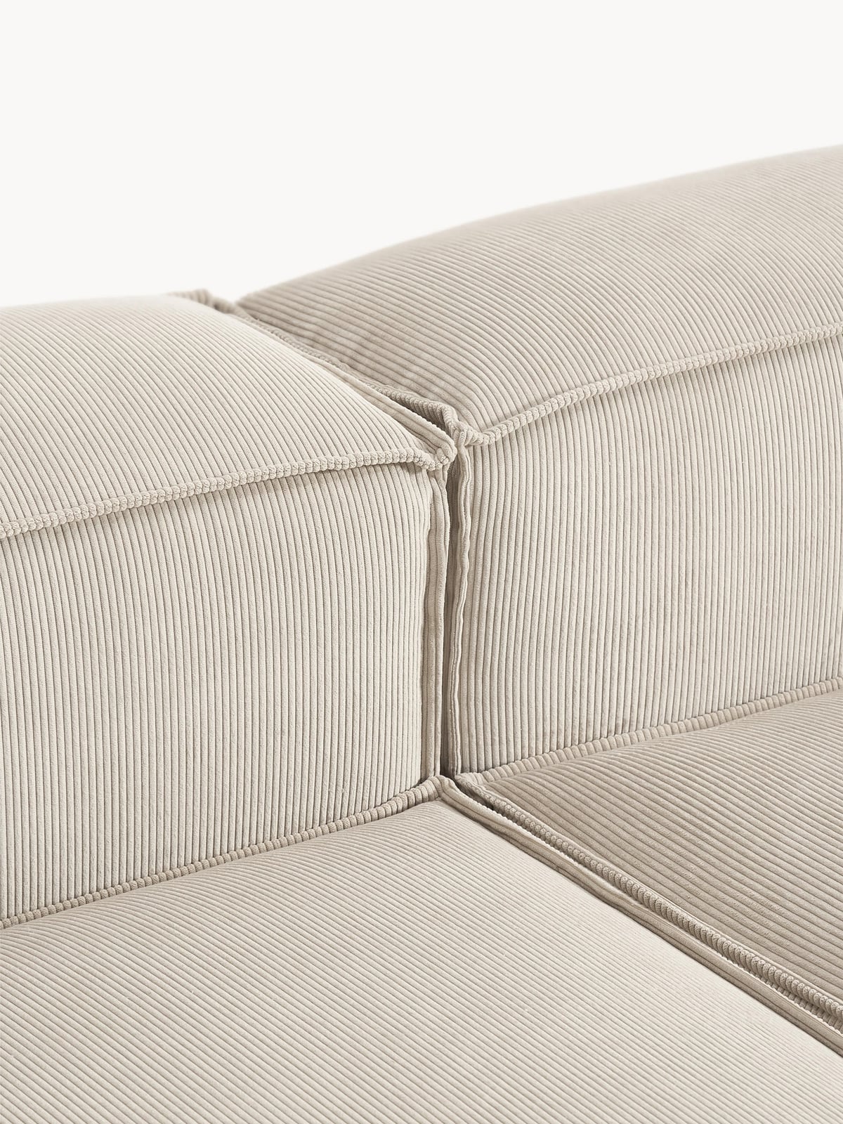 Lennon Corduroy Modular Corner Sofa (4-seater)