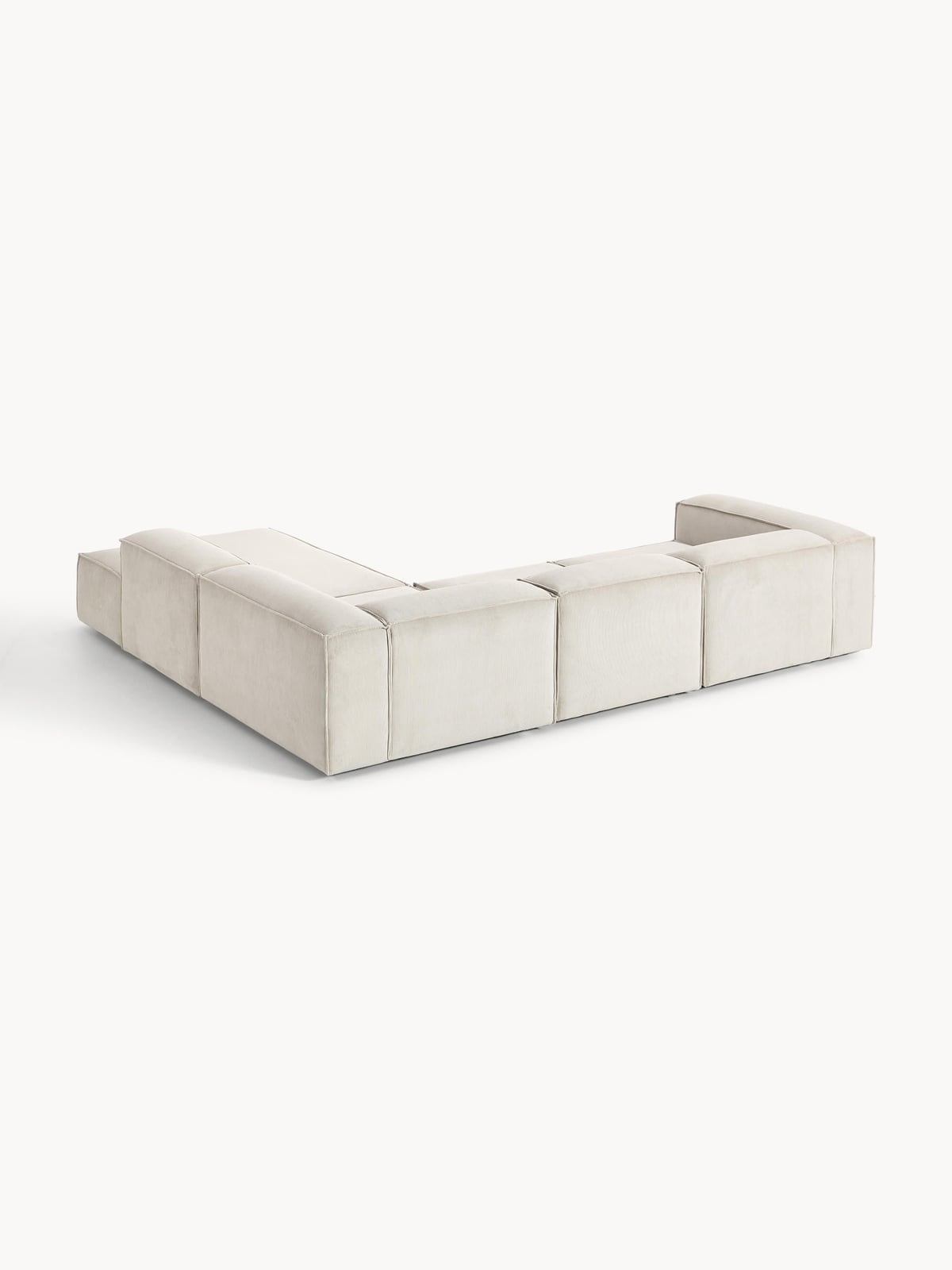 Lennon Corduroy Modular Corner Sofa (4-seater)