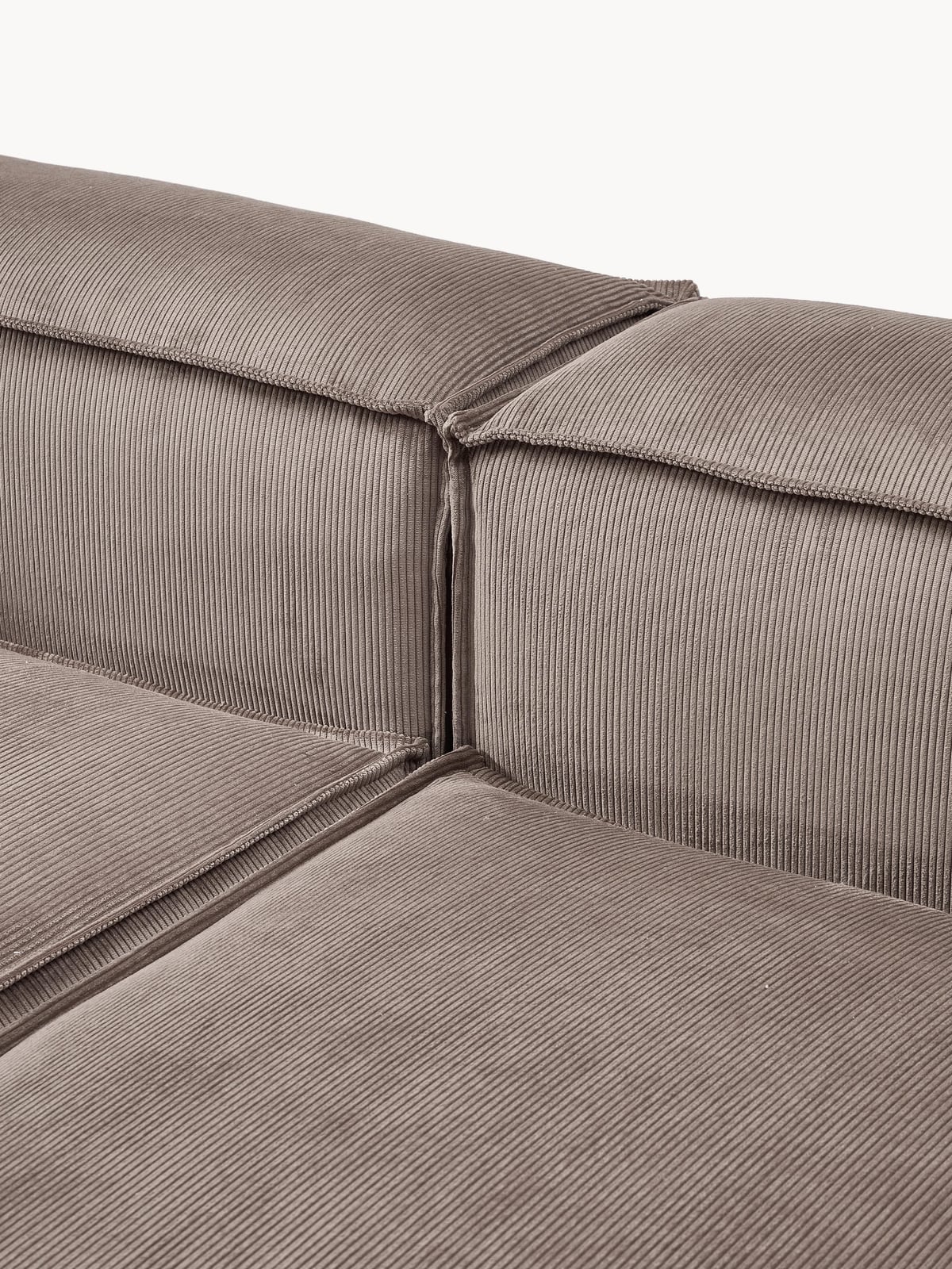 Lennon Corduroy Modular Corner Sofa (4-seater)