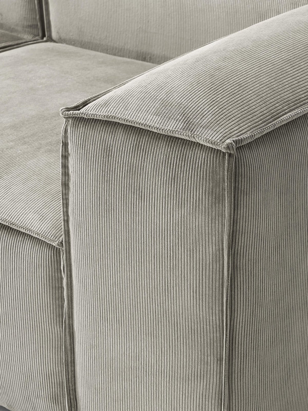 Lennon Corduroy Modular Corner Sofa (4-seater)