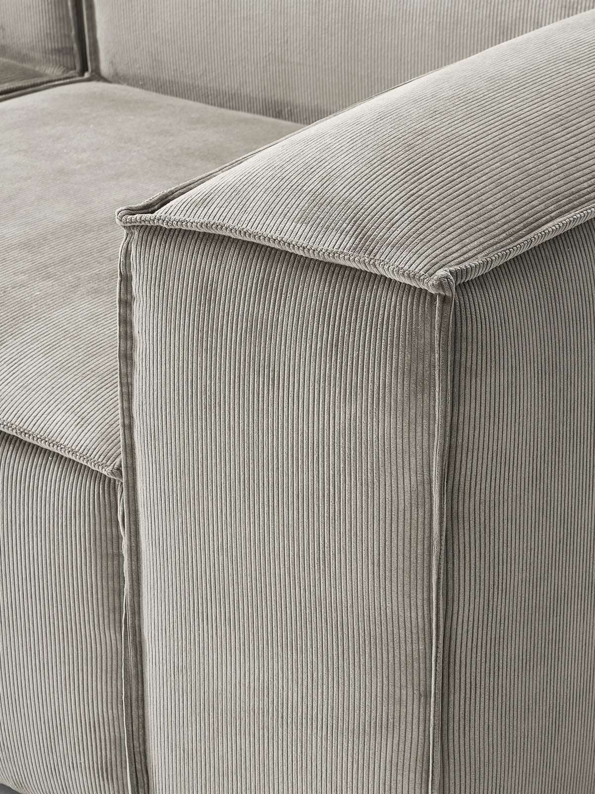 Lennon Corduroy Modular Corner Sofa (4-seater)