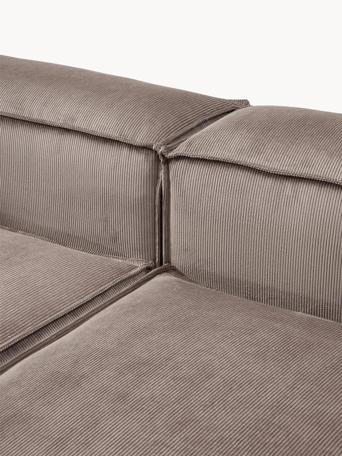 Lennon Corduroy Modular Corner Sofa (4-seater)