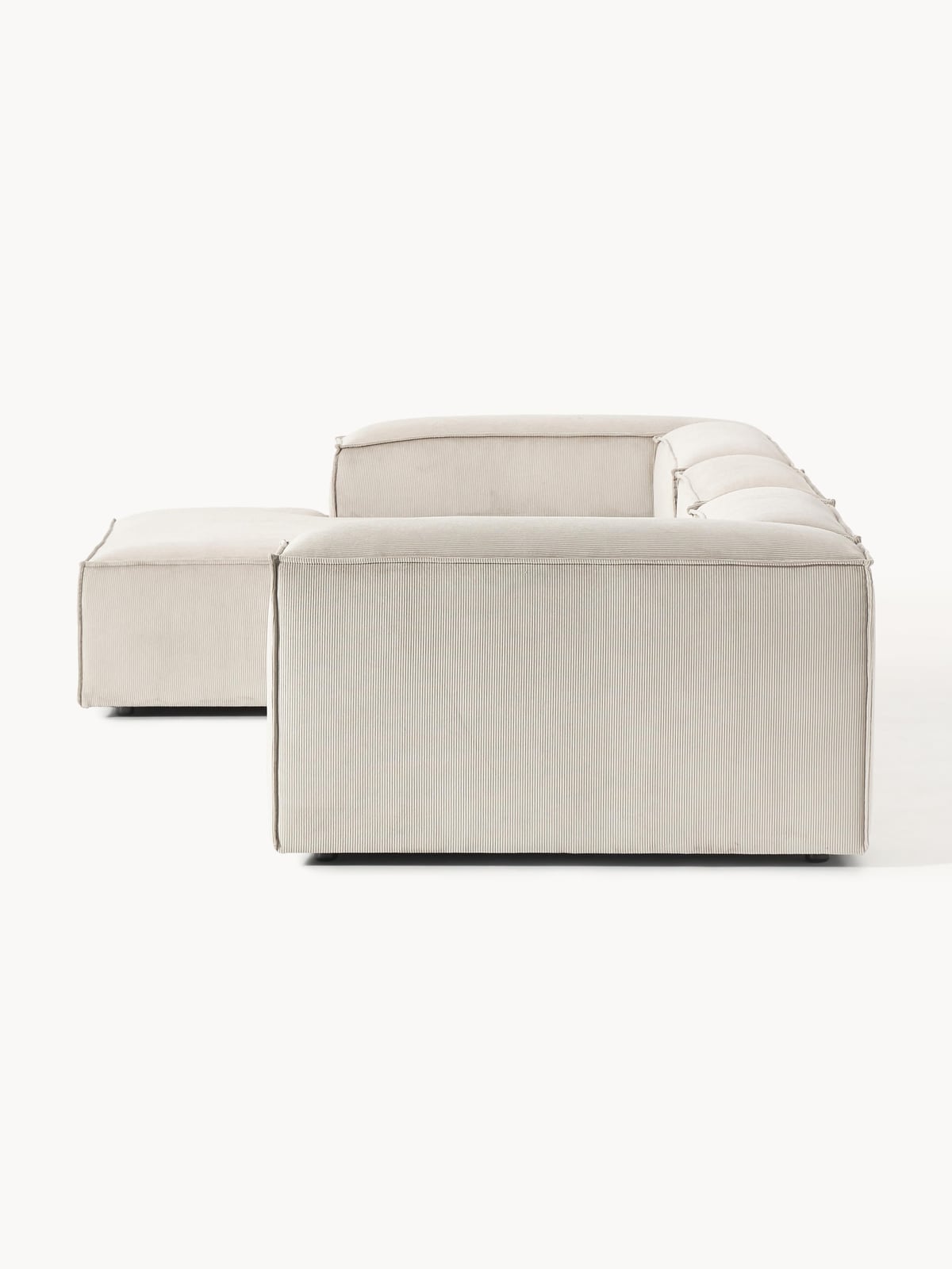 Lennon Corduroy Modular Corner Sofa (4-seater)
