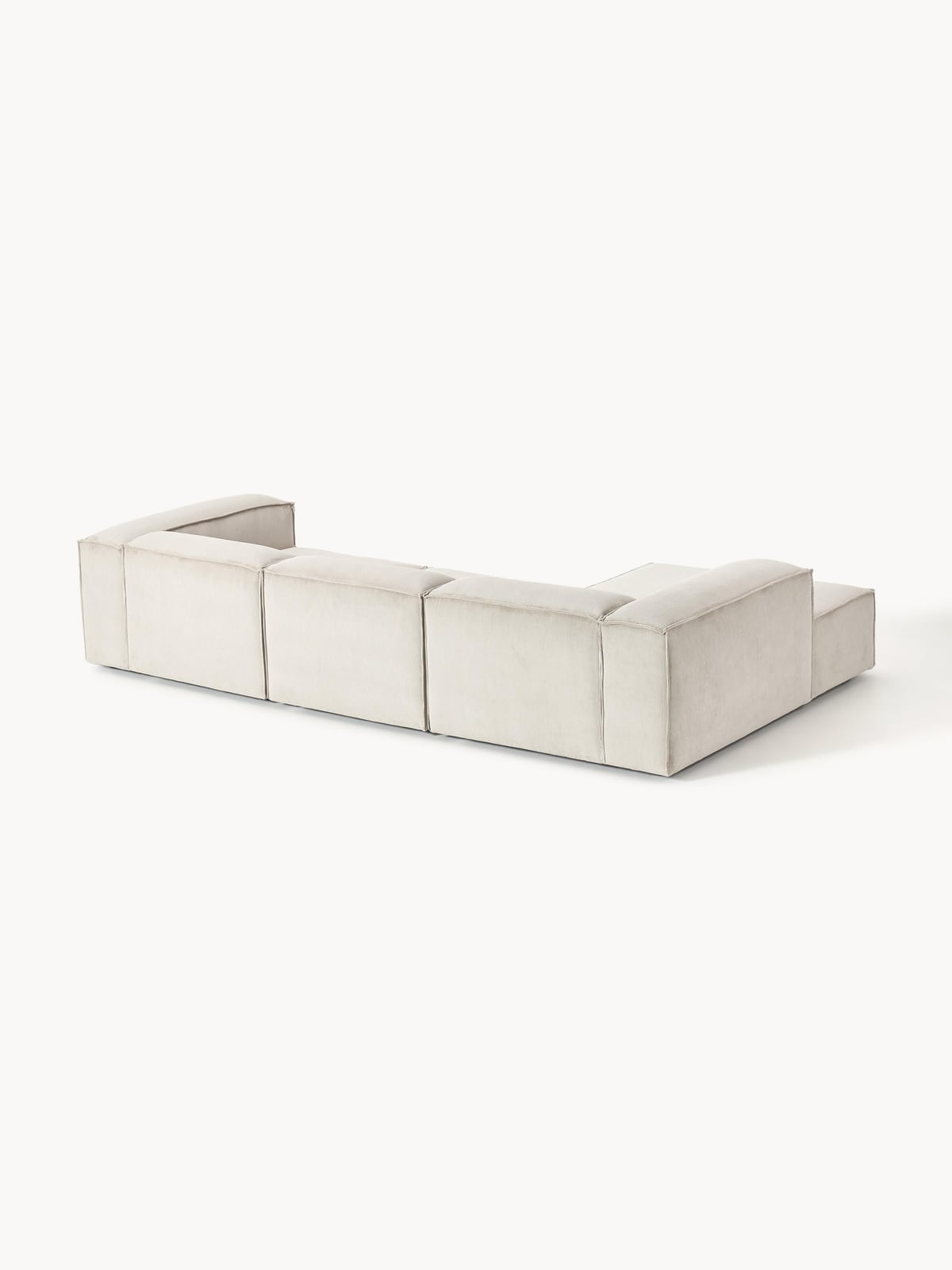 Lennon Corduroy Modular Corner Sofa (4-seater)