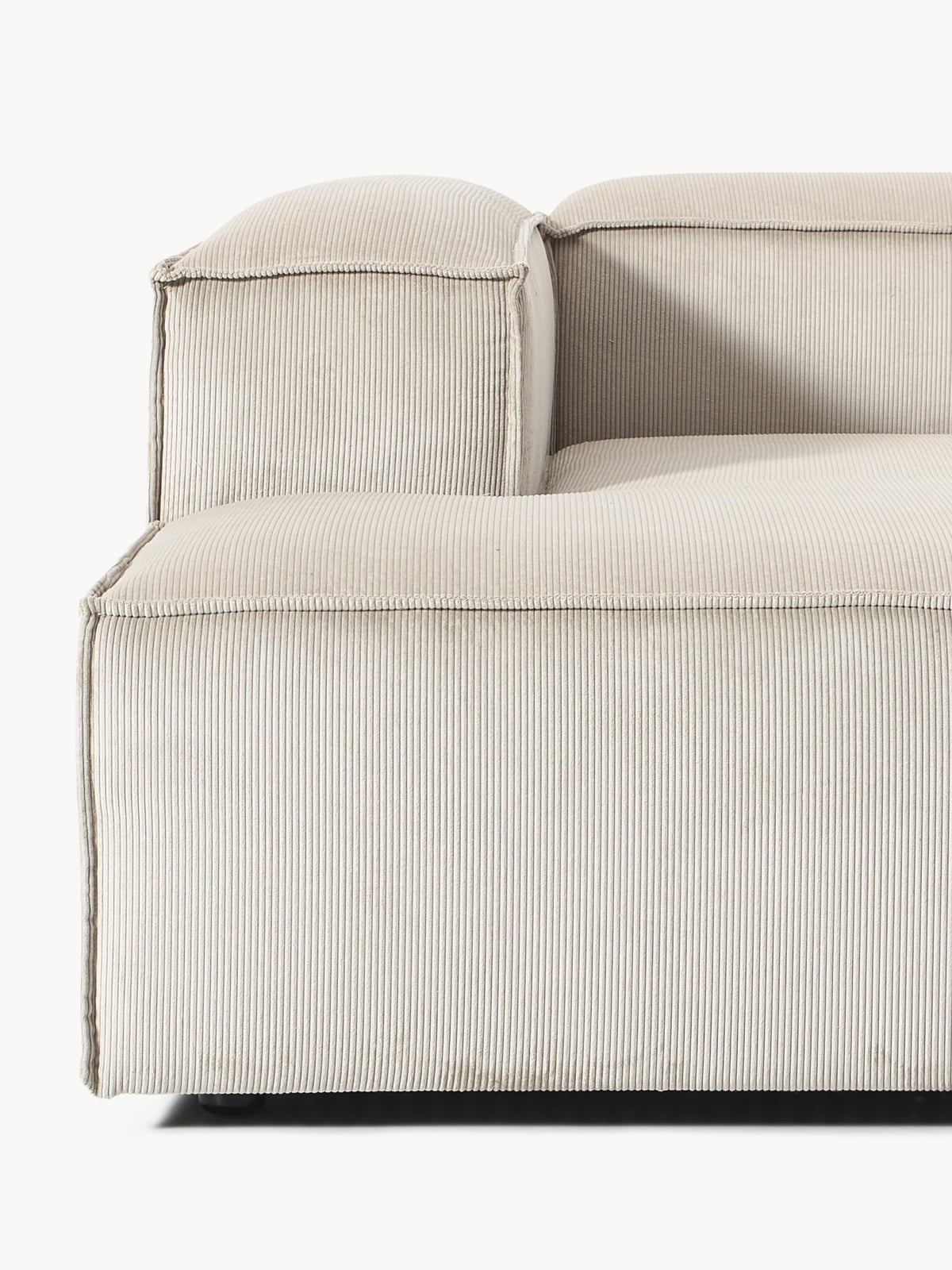 Lennon Corduroy Modular Corner Sofa (4-seater)