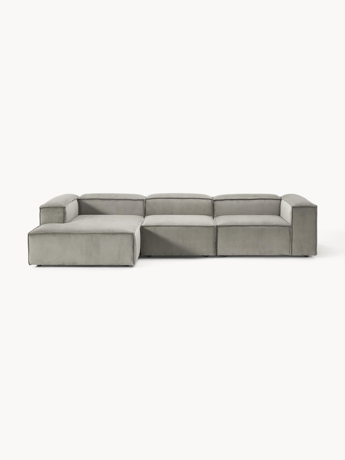 Lennon Corduroy Modular Corner Sofa (4-seater)
