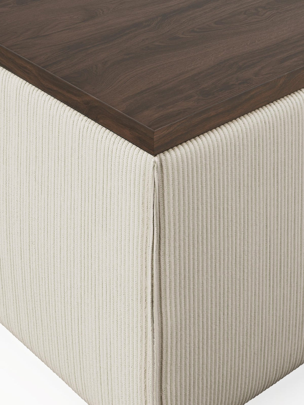 Lennon Corduroy Ottoman with Storage