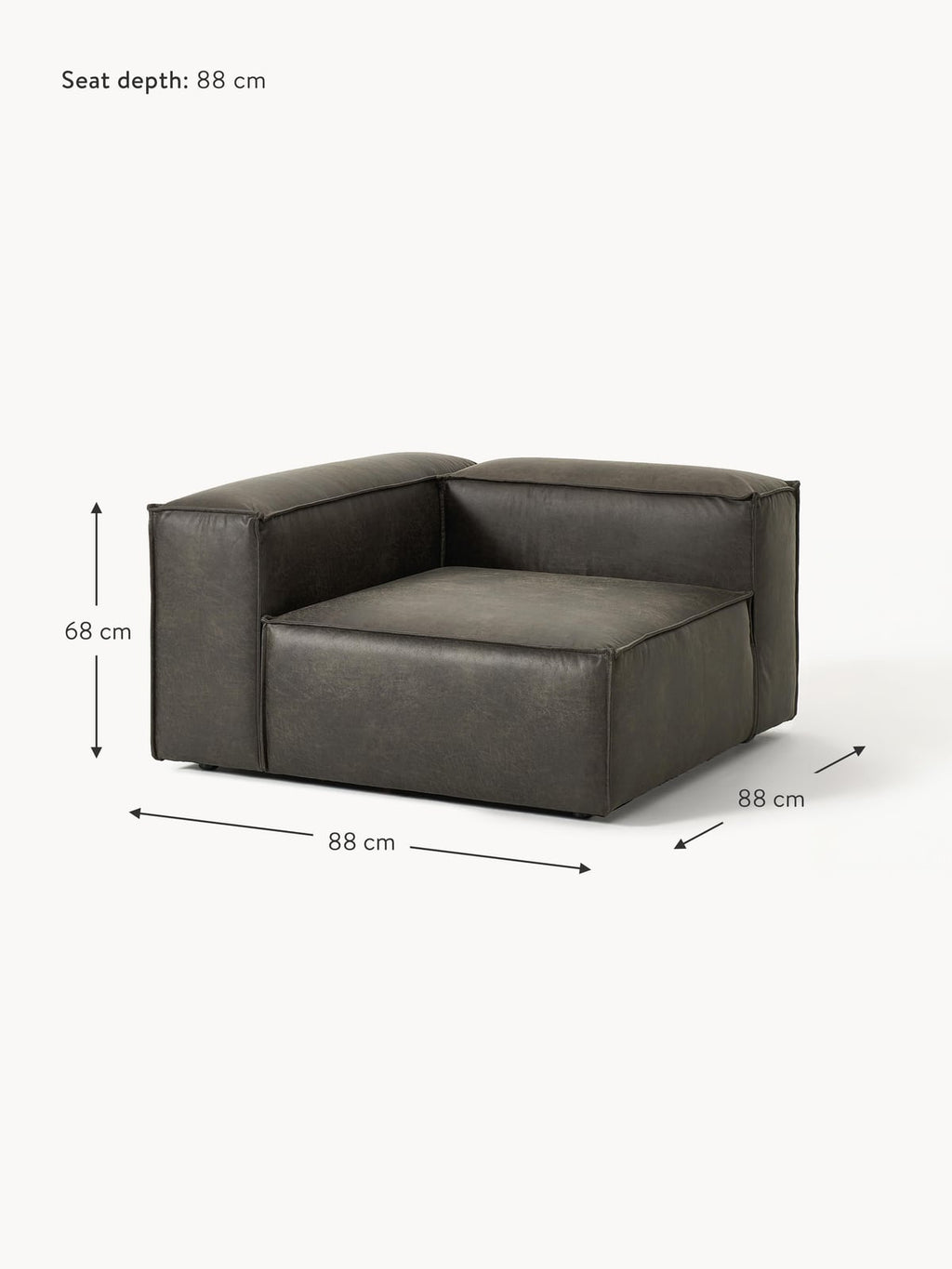 Lennon Leather Corner Module