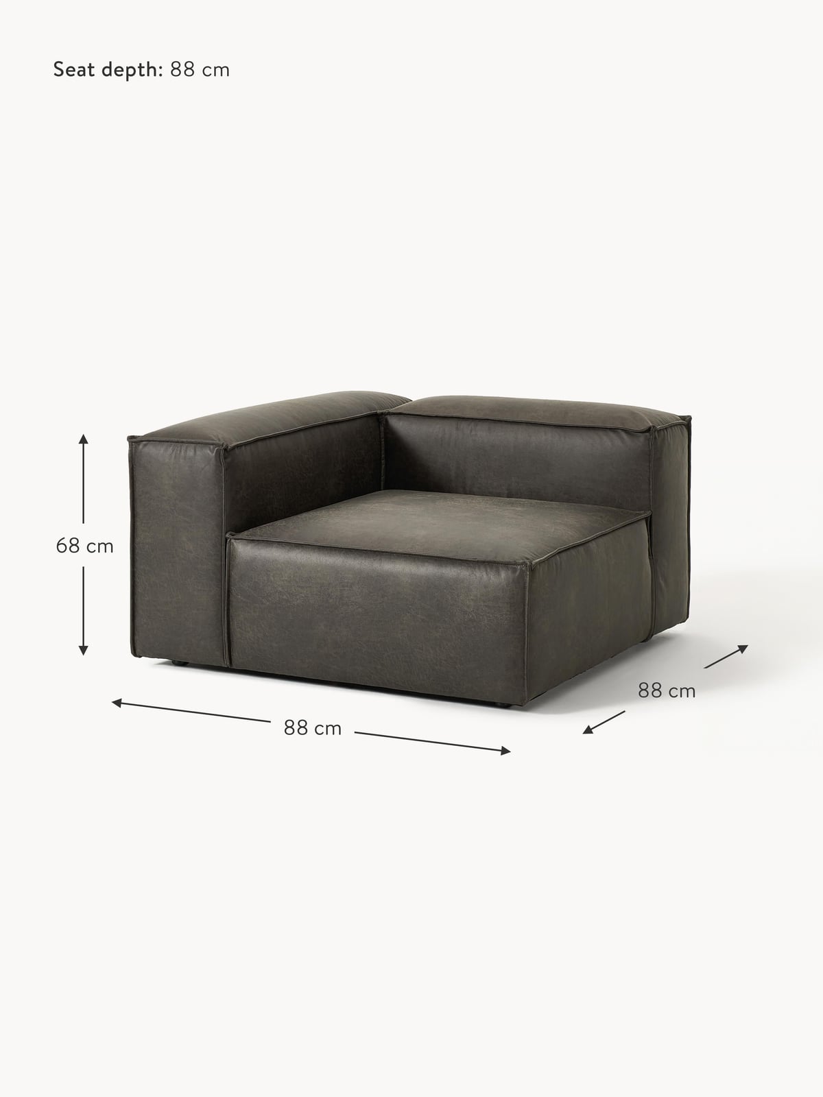 Lennon Leather Corner Module