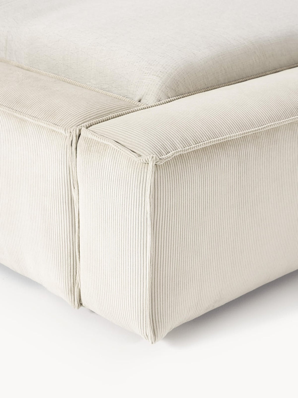 Lennon Upholstered Corduroy Bed with Storage Space