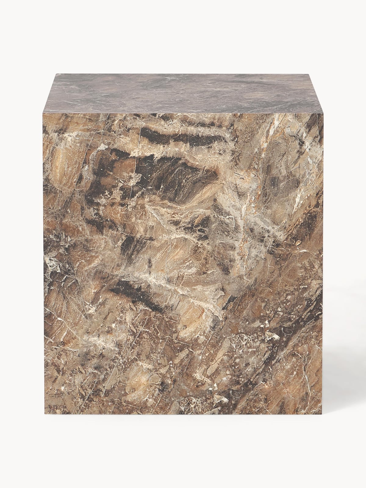 Lesley Marble Effect Side Table