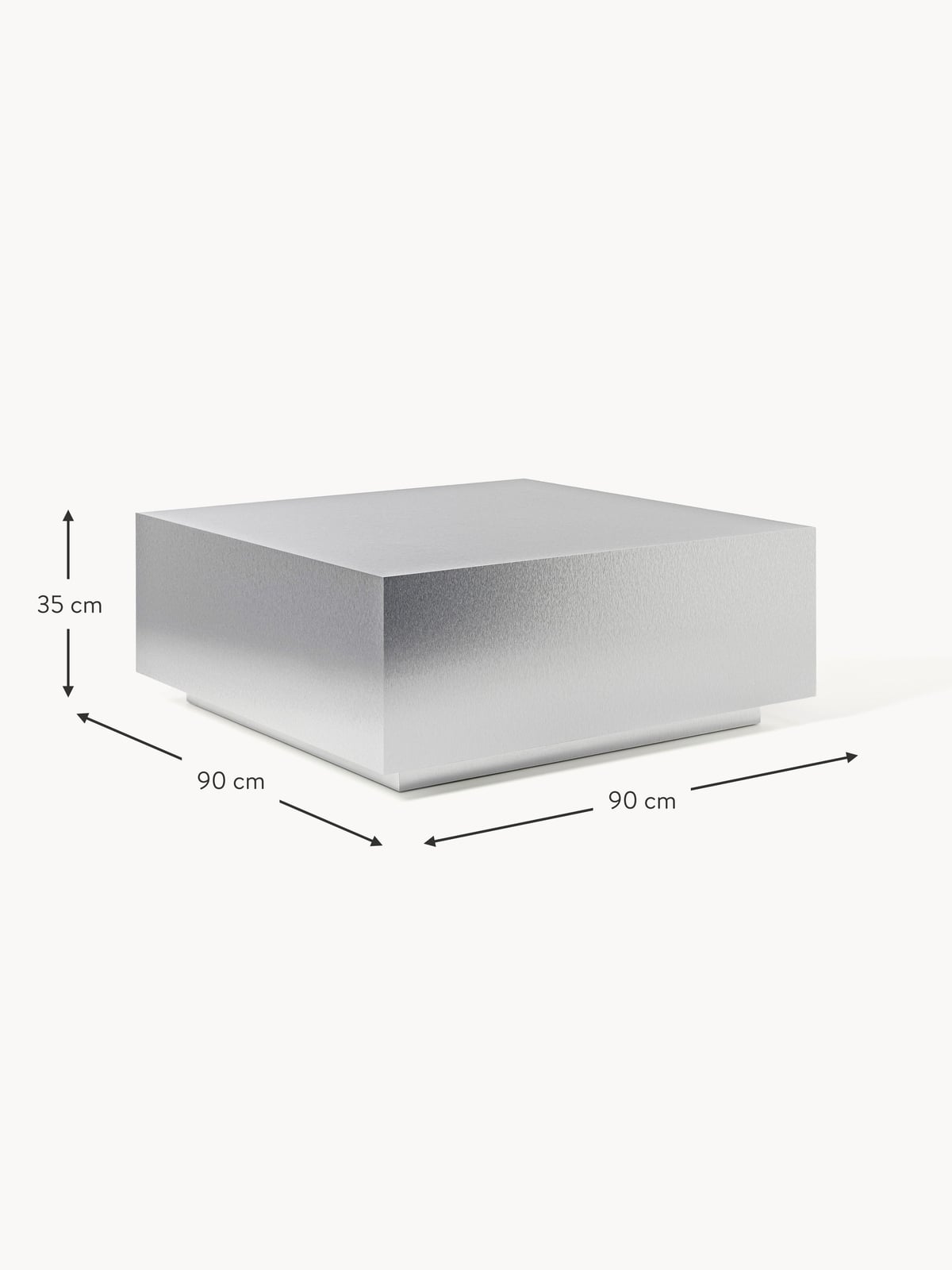 Lesley Metal Effect Coffee Table