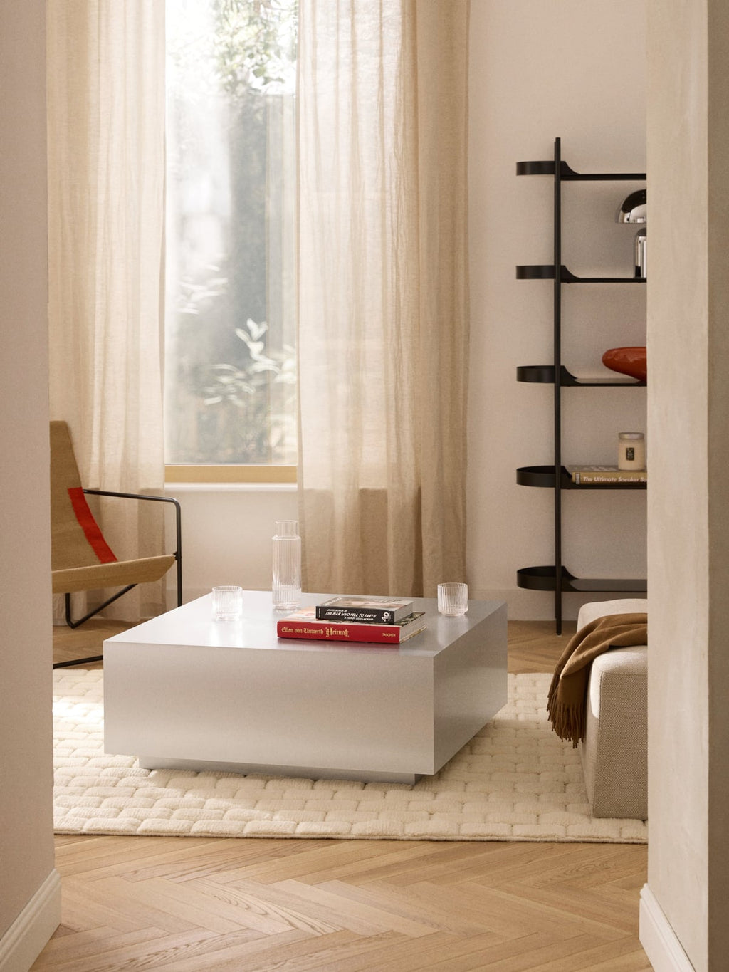 Lesley Metal Effect Coffee Table