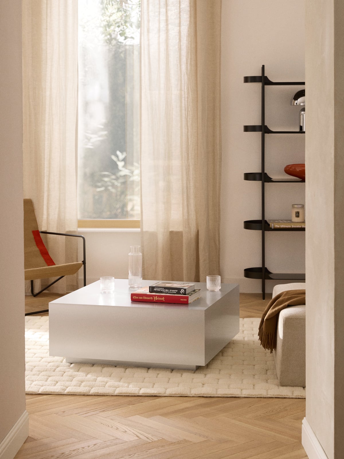 Lesley Metal Effect Coffee Table