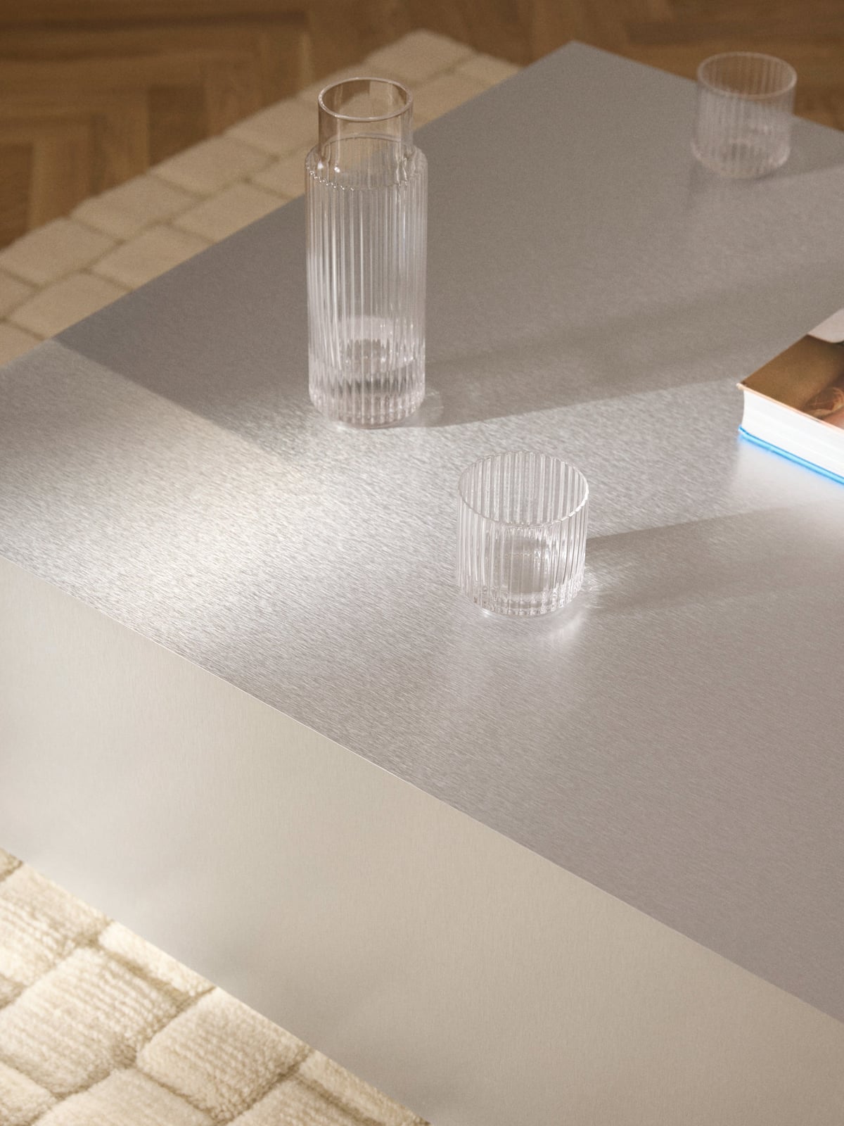 Lesley Metal Effect Coffee Table