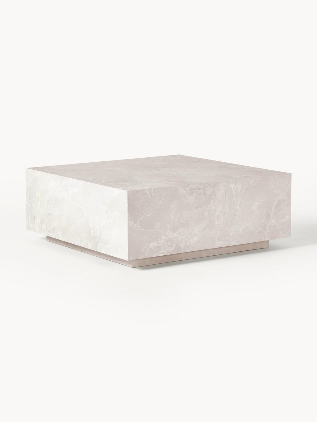 Lesley Travertine Effect Coffee Table