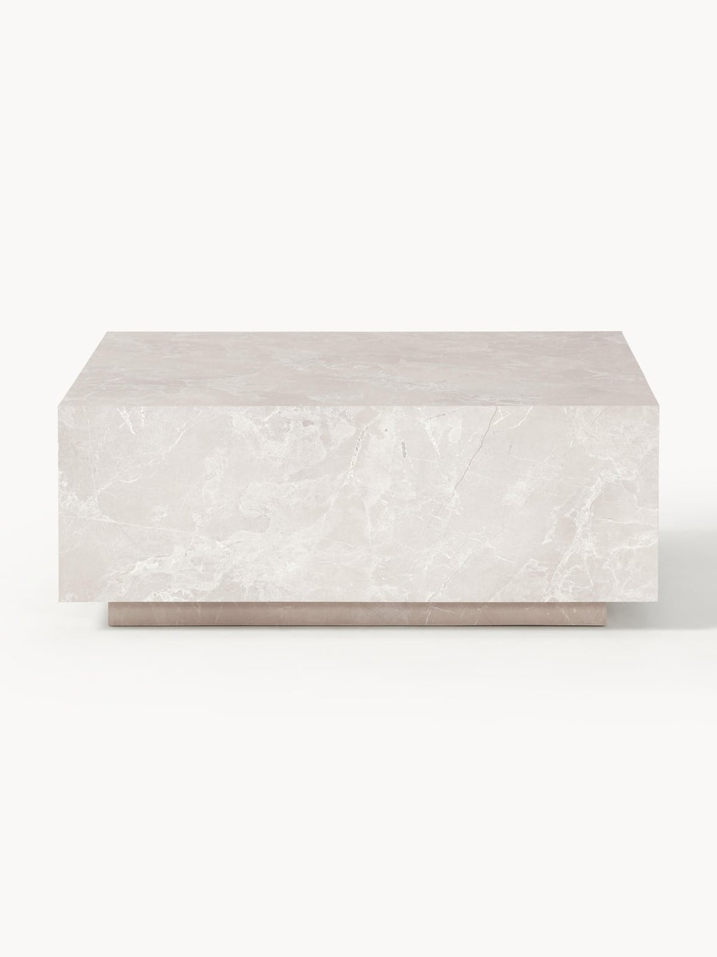 Lesley Travertine Effect Coffee Table