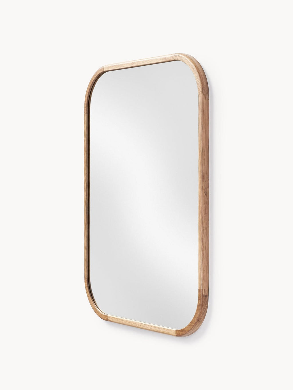 Levan Wall Mirror with Oak Wood Frame