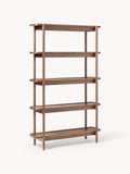 Libby Tall Wooden Shelving Unit