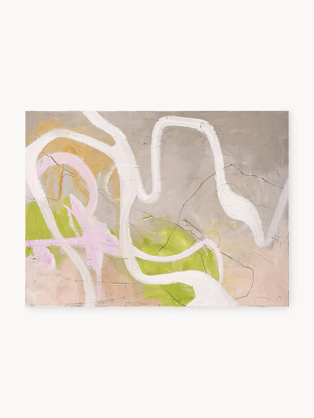 Line Hand-painted Canvas Picture Light