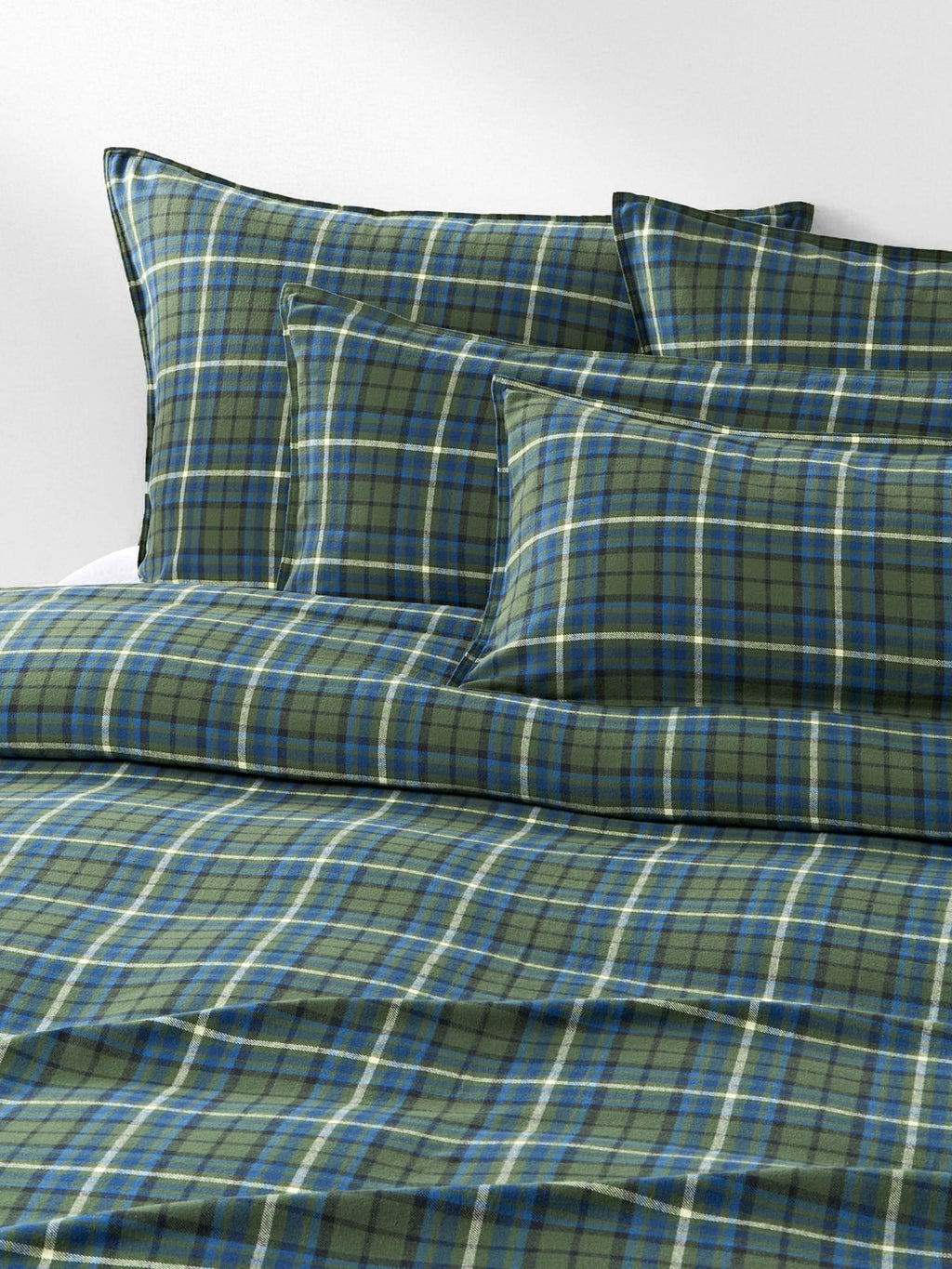 Linsay Checked Flannel Duvet Cover