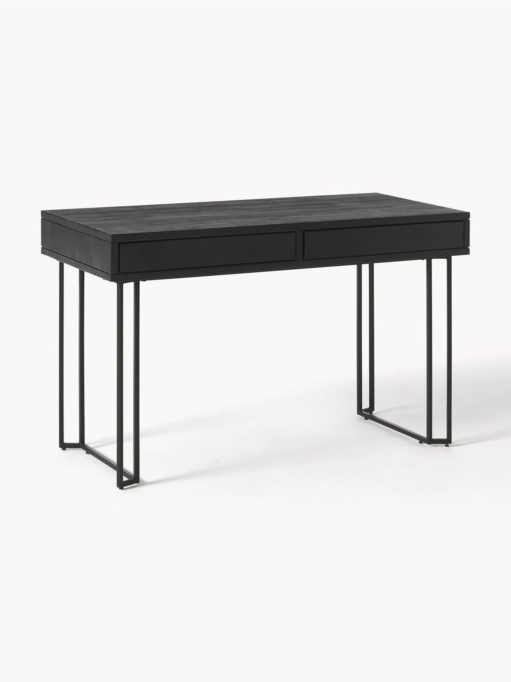 Luca Mango Wood Desk with Drawers