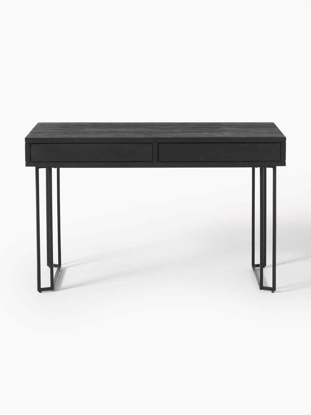 Luca Mango Wood Desk with Drawers