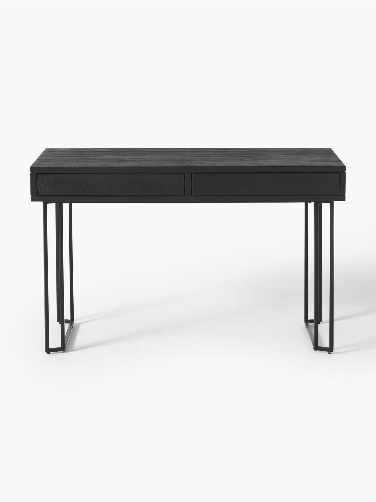 Luca Mango Wood Desk with Drawers