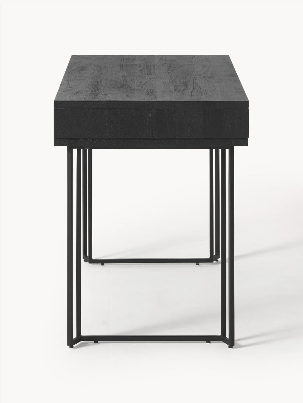 Luca Mango Wood Desk with Drawers