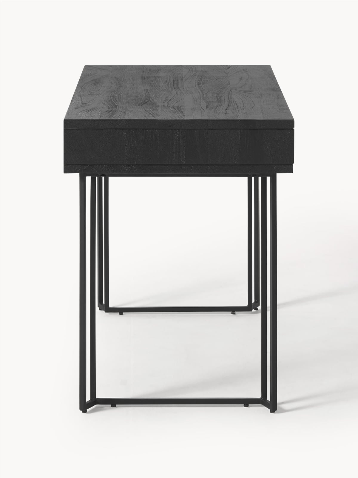 Luca Mango Wood Desk with Drawers