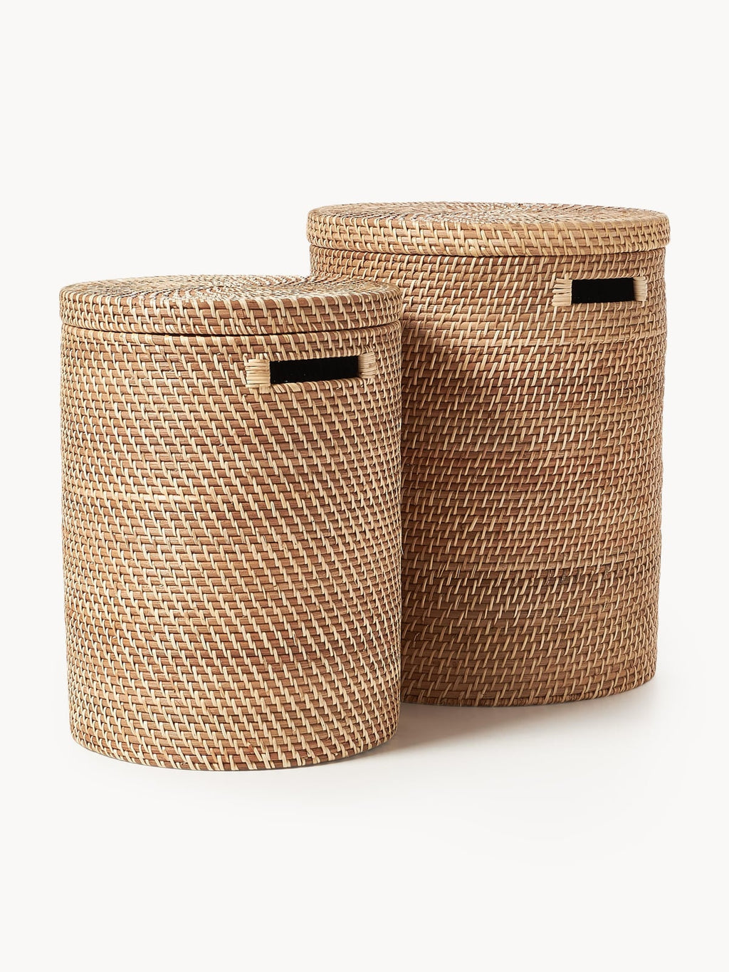 Lurdes Laundry Baskets with Lids, Set of 2