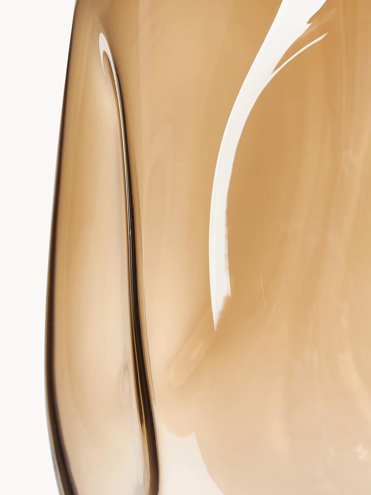 Luster Mouth-Blown Glass Vase, H 35 cm