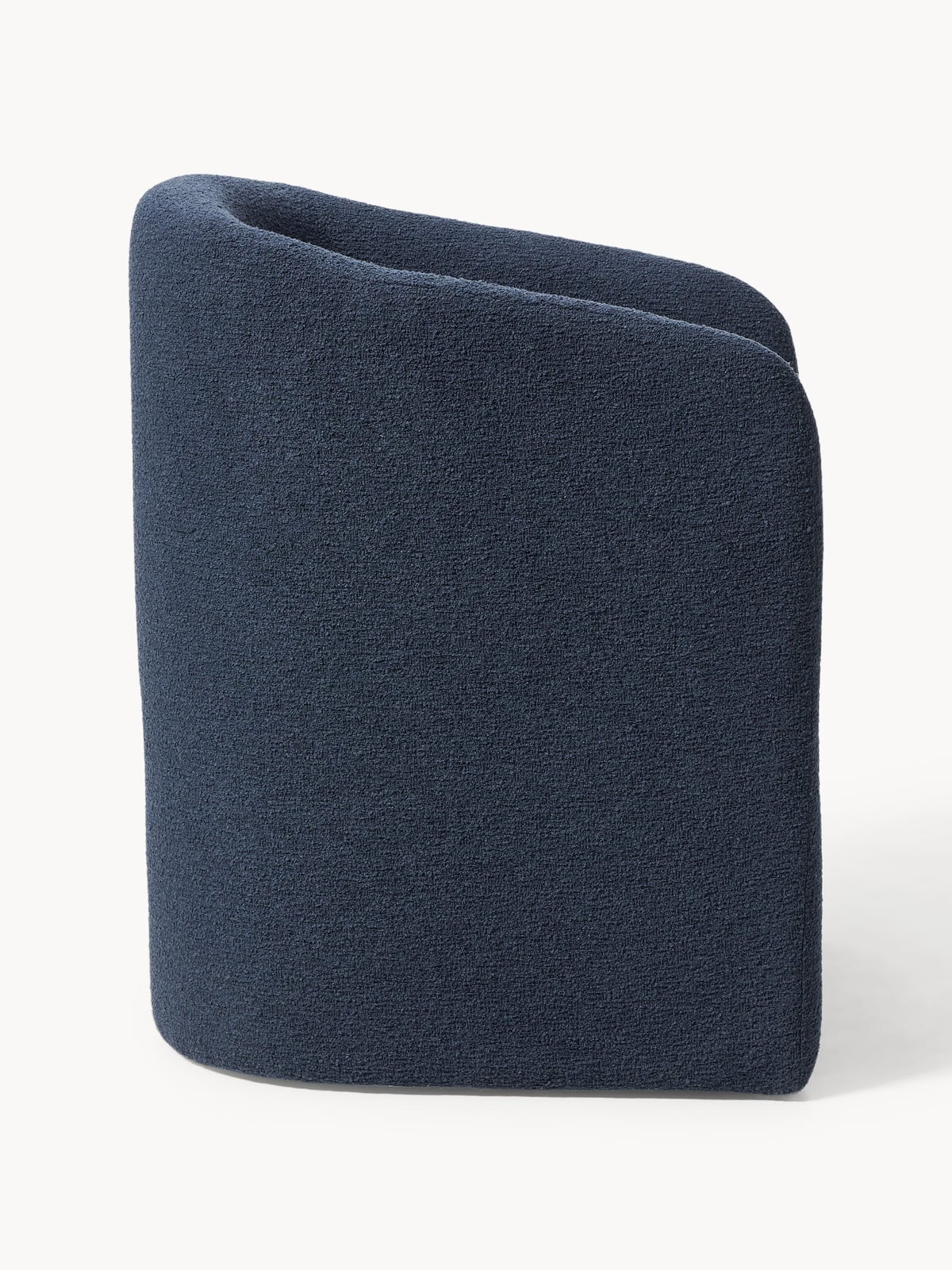 Mairo Bouclé Dining Chair with Armrests
