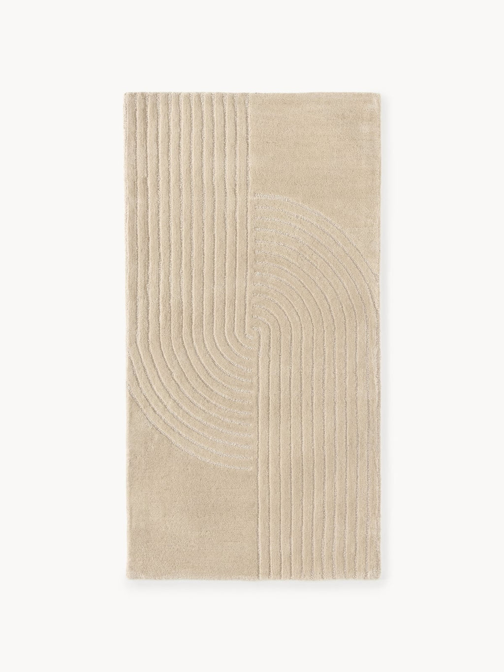 Mason High-Low Wool Rug, Hand-Tufted